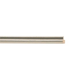 ENCADREMENT ( SANS VERRE ) BOMBE ARGENTE PATINE (SECTION CADRE : 11-15 (L X H mm)) Eurobaguette 1 - Colorart