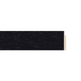 ENCADREMENT ( SANS VERRE ) NOIR PLAT RAMIN (SECTION CADRE : 30-15 (L X H mm)) Eurobaguette 1 - Colorart 
