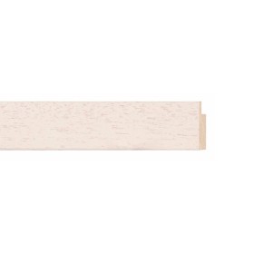 ENCADREMENT ( SANS VERRE ) BLANC PLAT RAMIN (SECTION CADRE : 25-15 (L X H mm)) Eurobaguette 1 - Colorart