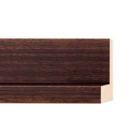 ENCADREMENT ( SANS VERRE ) CAISSE AMERICAINE BRUNE (SECTION CADRE : 55-43 (L X H mm)) Eurobaguette 1 - Colorart 