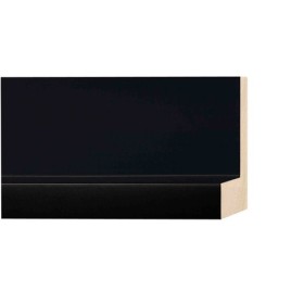 ENCADREMENT ( SANS VERRE ) CAISSE AMERICAINE NOIR (SECTION CADRE : 55-43 (L X H mm)) Eurobaguette 1 - Colorart
