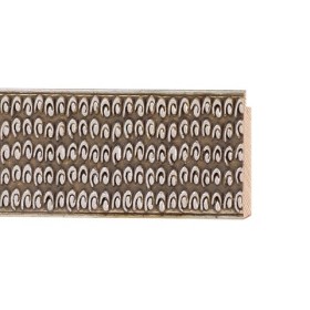 ENCADREMENT ( SANS VERRE ) "@" PROFIL PLAT DECOR ARGENTE (SECTION CADRE : 52-16 (L X H mm)) Eurobaguette 1 - Colorart 