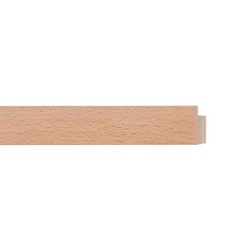 ENCADREMENT ( SANS VERRE ) "SOLID WOOD" HÊTRE (SECTION CADRE : 20-20 (L X H mm)) Eurobaguette 1 - Colorart